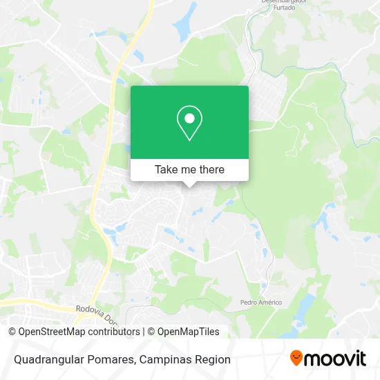 Quadrangular Pomares map