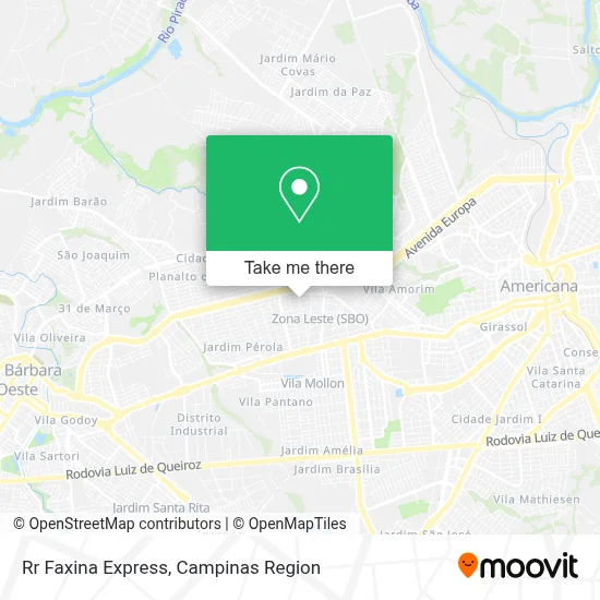 Rr Faxina Express map