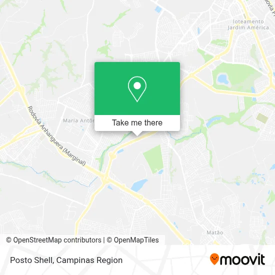Posto Shell map