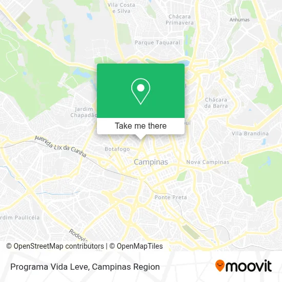 Programa Vida Leve map