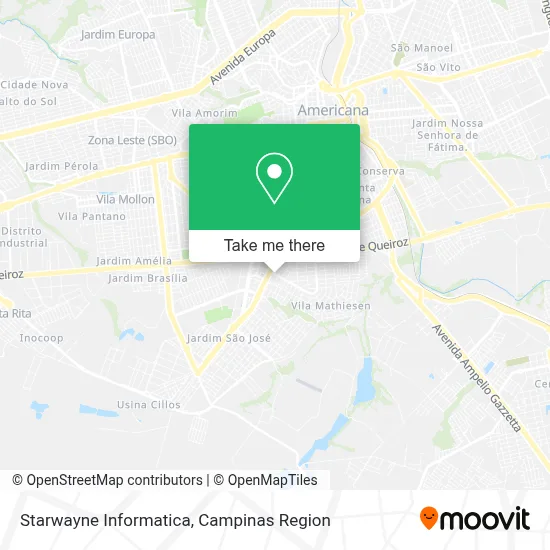Starwayne Informatica map
