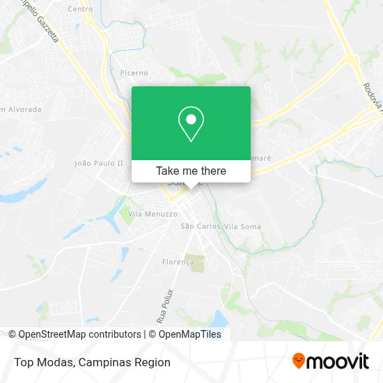 Top Modas map