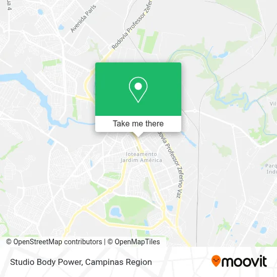 Studio Body Power map