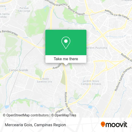 Mercearia  Gois map