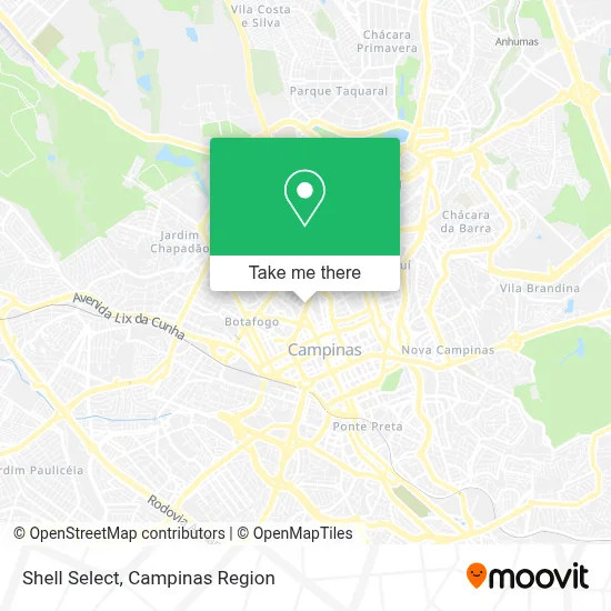 Shell Select map