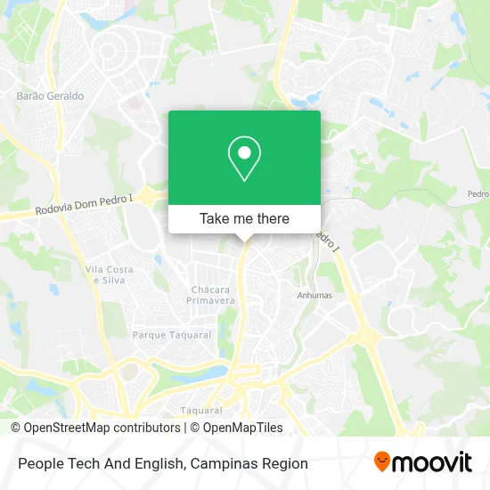 People Tech And English map