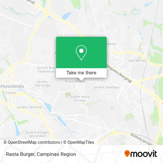 Rasta Burger map