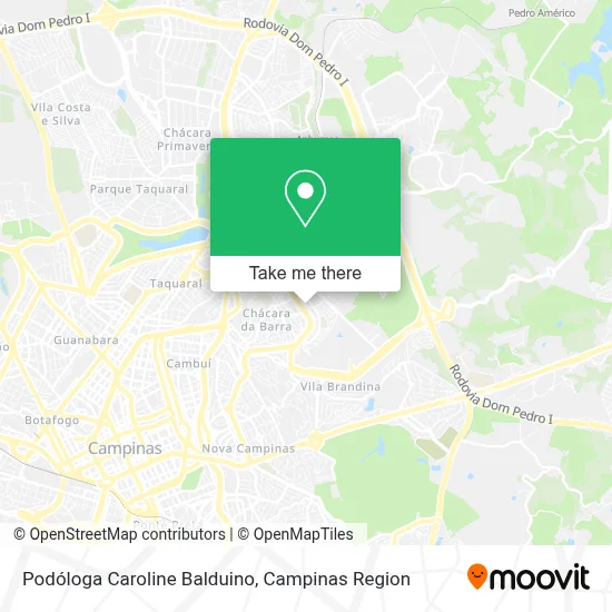 Podóloga Caroline Balduino map