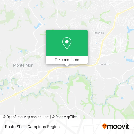 Posto Shell map