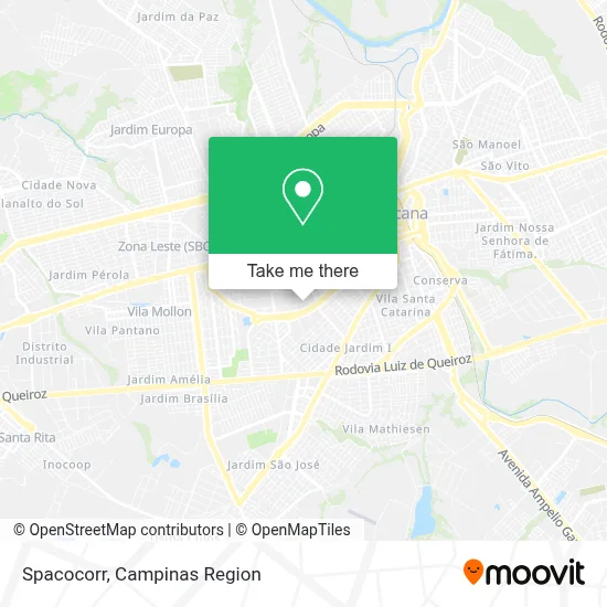 Spacocorr map