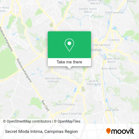 Secret Moda Intima map