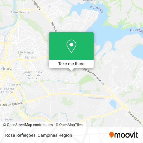 Rosa Refeições map