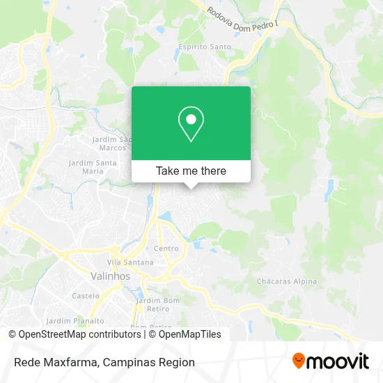 Rede Maxfarma map