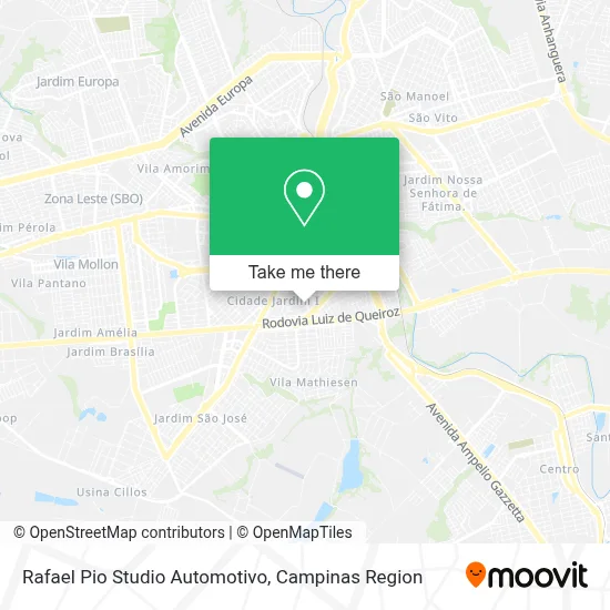 Rafael Pio Studio Automotivo map