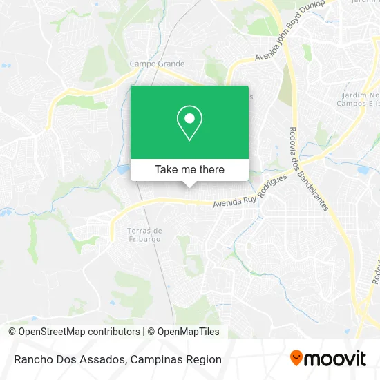 Rancho Dos Assados map