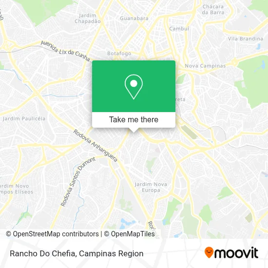 Rancho Do Chefia map
