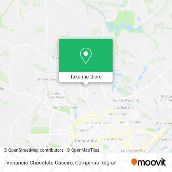 Venancio Chocolate Caseiro map