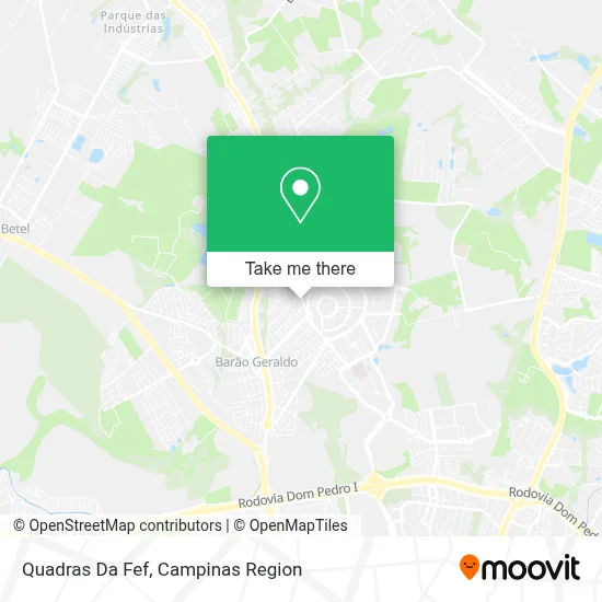 Quadras Da Fef map