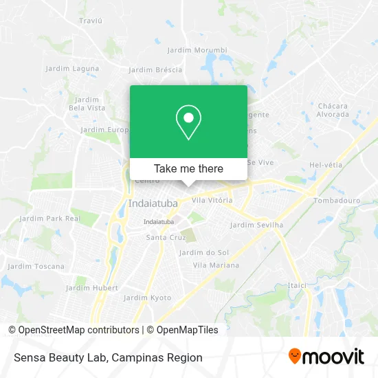 Sensa Beauty Lab map