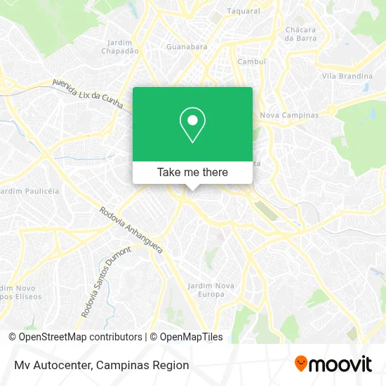 Mv Autocenter map