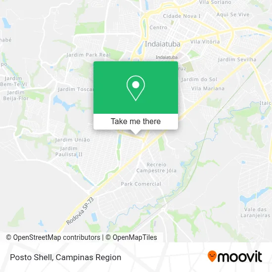 Posto Shell map