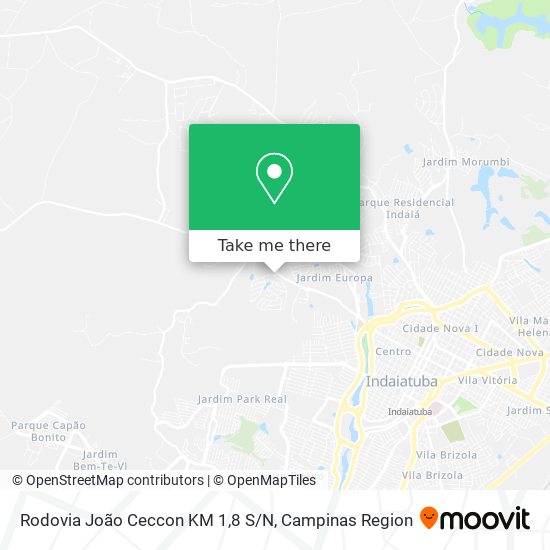 Rodovia João Ceccon KM 1,8 S/N map