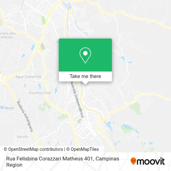 Rua Felisbina Corazzari Matheus 401 map