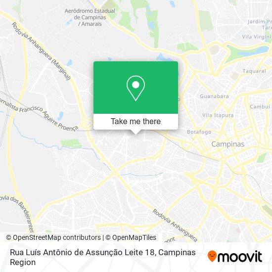 Rua Luís Antônio de Assunção Leite 18 map