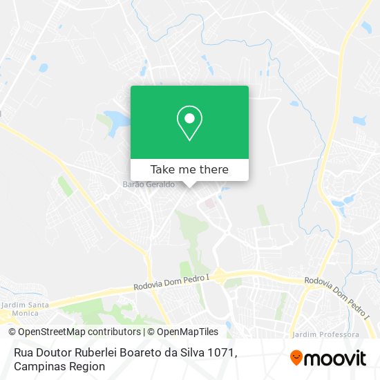 Mapa Rua Doutor Ruberlei Boareto da Silva 1071