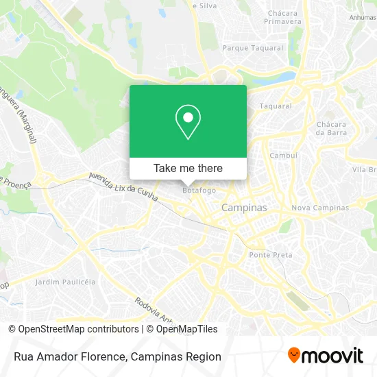 Rua Amador Florence map