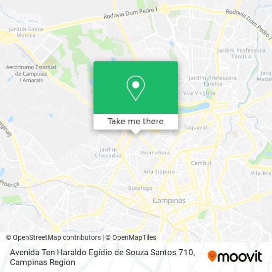 Avenida Ten Haraldo Egídio de Souza Santos 710 map