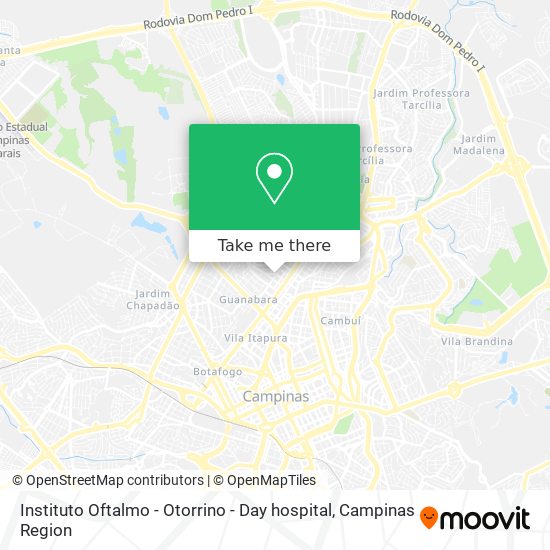 Instituto Oftalmo - Otorrino - Day hospital map