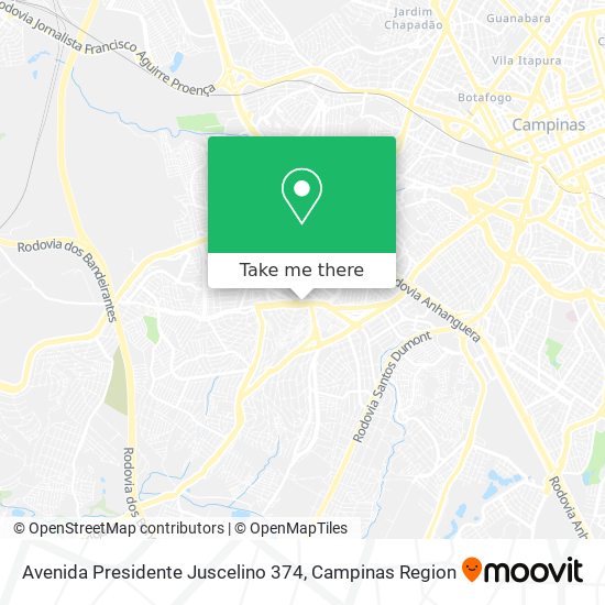 Avenida Presidente Juscelino 374 map