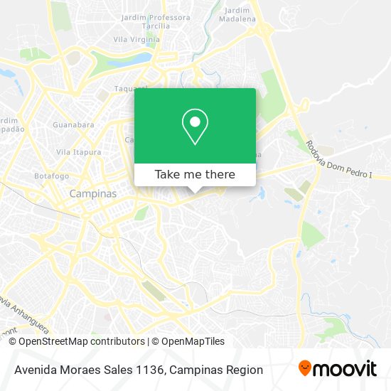 Avenida Moraes Sales 1136 map