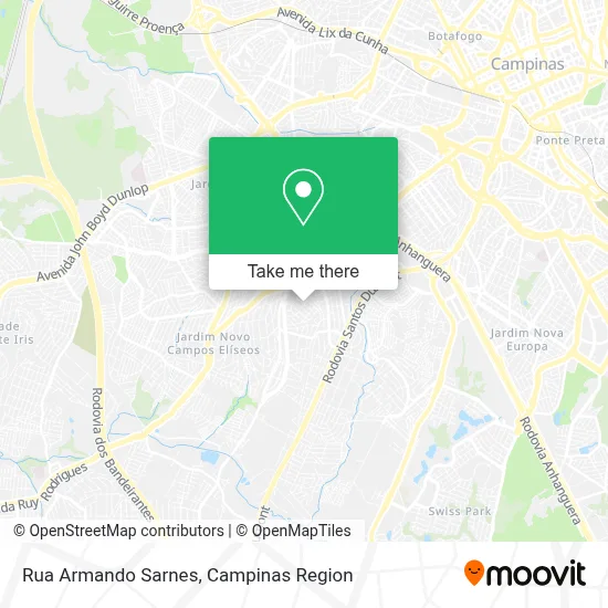 Rua Armando Sarnes map