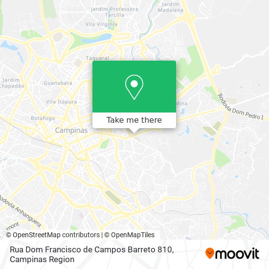Rua Dom Francisco de Campos Barreto 810 map