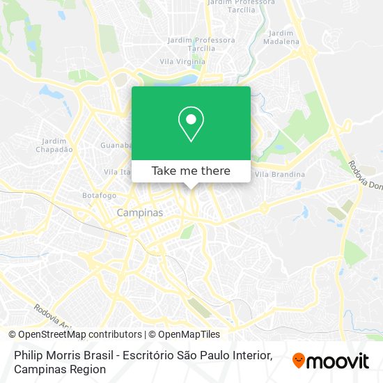 Philip Morris Brasil - Escritório São Paulo Interior map