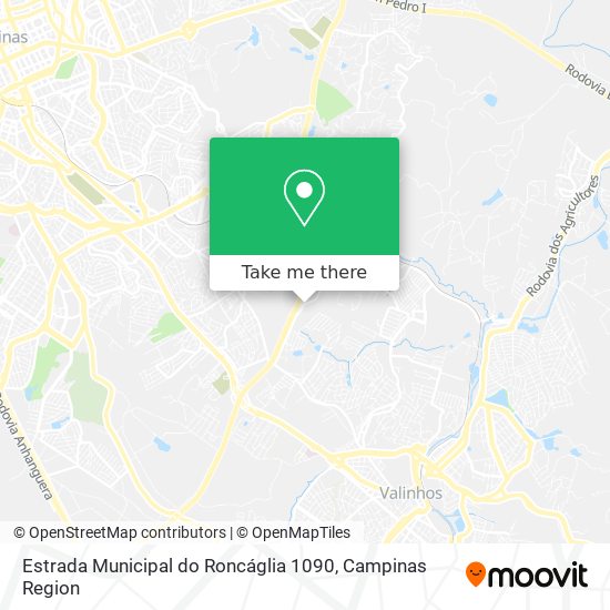 Estrada Municipal do Roncáglia 1090 map