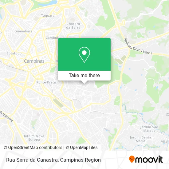 Rua Serra da Canastra map