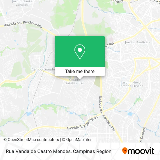 Rua Vanda de Castro Mendes map