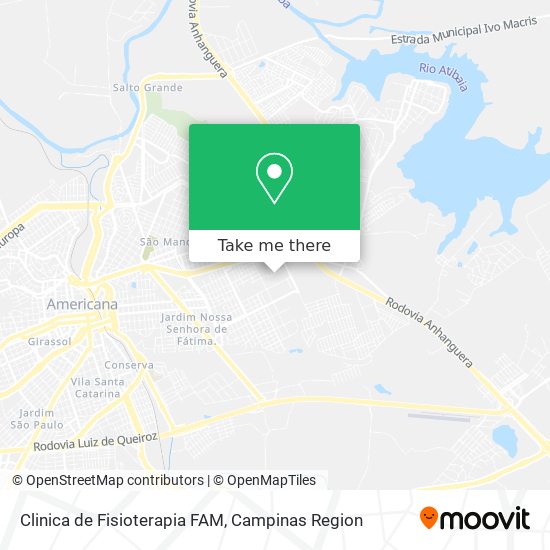 Clinica de Fisioterapia FAM map