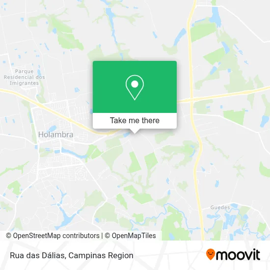 Rua das Dálias map