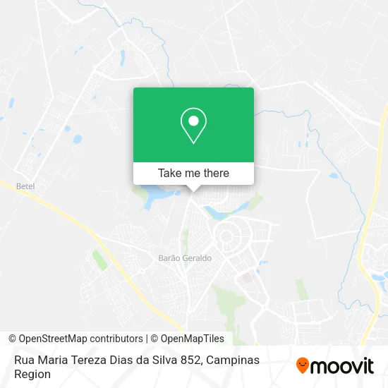 Rua Maria Tereza Dias da Silva 852 map