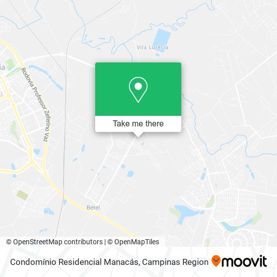 Condomínio Residencial Manacás map