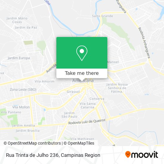 Mapa Rua Trinta de Julho 236