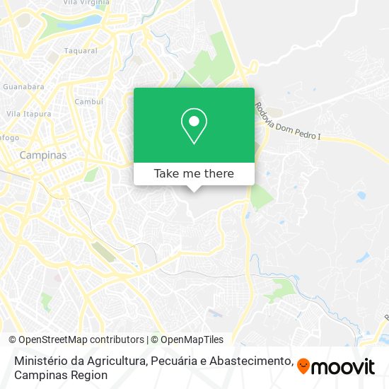 Ministério da Agricultura, Pecuária e Abastecimento map
