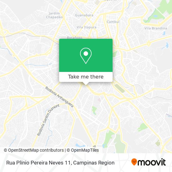 Mapa Rua Plínio Pereira Neves 11