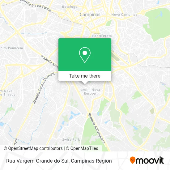 Rua Vargem Grande do Sul map