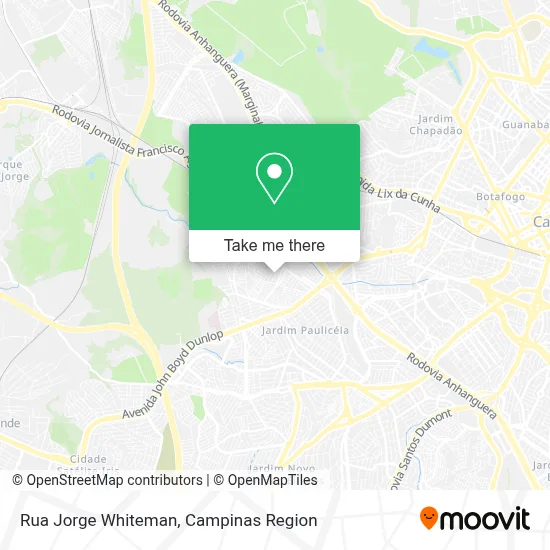 Rua Jorge Whiteman map