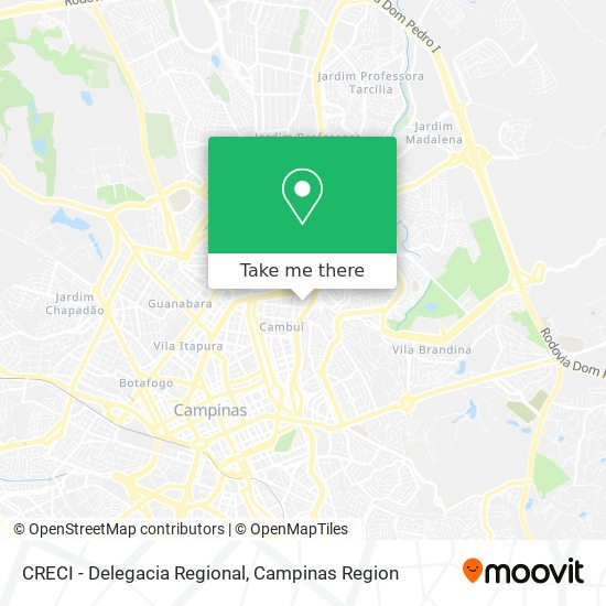 CRECI - Delegacia Regional map